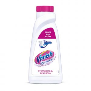 Пятновыводитель Vanish Oxi Action Кристальная белизна с отбеливателем 450 мл