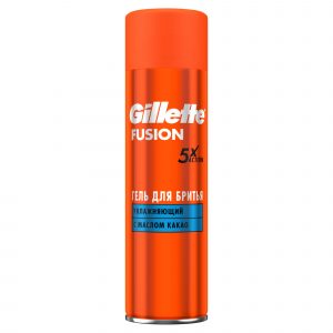 Гель для бритья Gillette Fusion5 Ultra Moisturizing, увлажняющий, для комфорта кожи во время бритья, мужской, 200 мл
