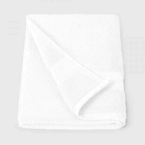 Полотенце махровое Erteks Cirrus 50x100см титан/белое